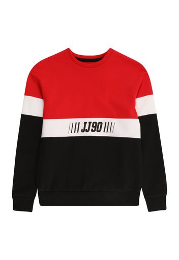 Jack & Jones Junior Felpa 'MATEO'  rosso / nero / bianco