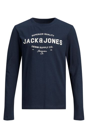 Jack & Jones Junior Maglietta  navy / bianco