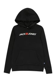 Jack & Jones Junior Felpa  nero / bianco / rosso