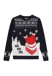 Jack & Jones Junior Pullover 'REXMAS'  navy / rosso / bianco