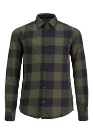 Jack & Jones Junior Camicia 'GINGHAM'  cachi / nero