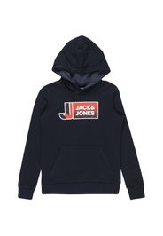 Jack & Jones Junior Felpa  blu scuro / rosso / bianco