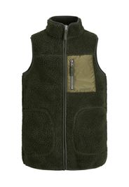 Jack & Jones Junior Gilet 'Park'  oliva / verde scuro