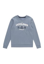 Jack & Jones Junior Felpa 'ANDY '  blu colomba / nero / bianco