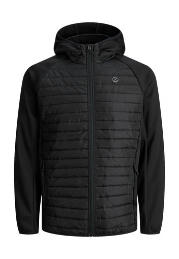 Jack & Jones Plus Giacca invernale  nero / bianco