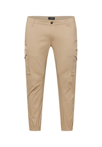 Jack & Jones Plus Pantaloni cargo 'PAUL FLAKE'  marrone chiaro