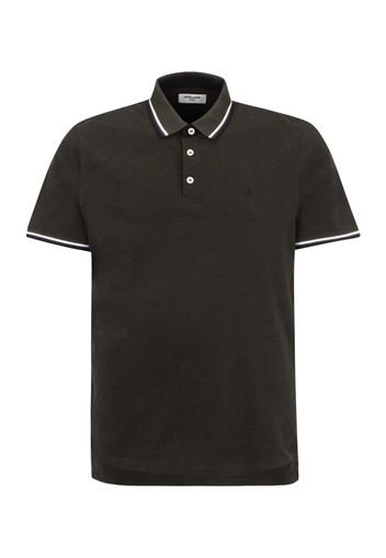 Jack & Jones Plus Maglietta  verde scuro / bianco