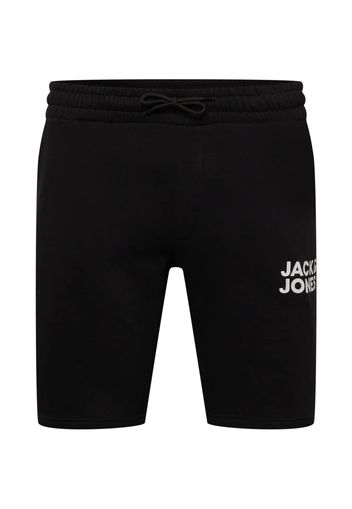 Jack & Jones Plus Pantaloni  nero / bianco