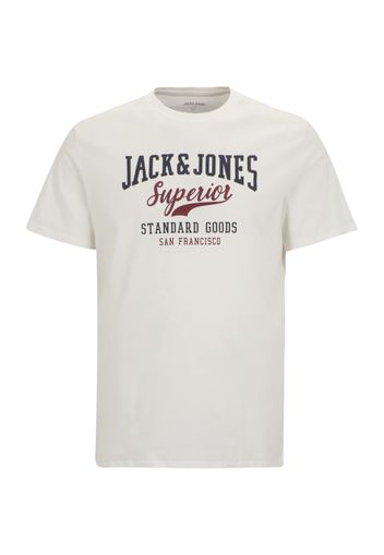 Jack & Jones Plus Maglietta  blu / rosso / bianco