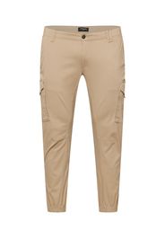 Jack & Jones Plus Pantaloni cargo 'PAUL FLAKE'  marrone chiaro