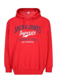 Jack & Jones Plus Felpa  marino / rosso / bianco