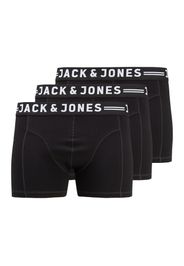 Jack & Jones Plus Boxer 'Sense'  nero / bianco