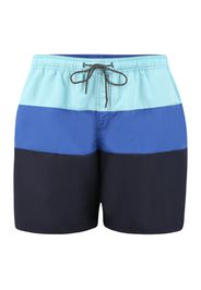 Jack & Jones Plus Pantaloncini da bagno 'BALI'  navy / blu cielo / menta