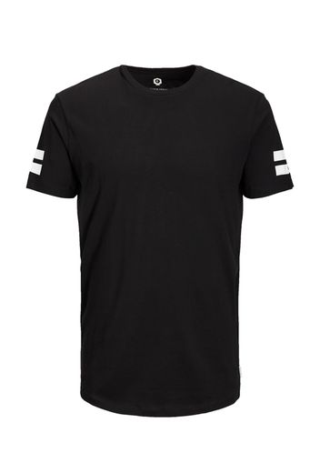 JACK & JONES Maglietta 'BORO'  nero / bianco