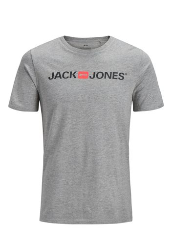 JACK & JONES Maglietta 'JJECORP'  grigio chiaro