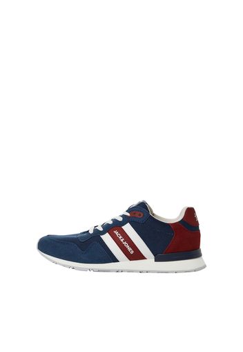 JACK & JONES Sneaker bassa  blu scuro / rosso / bianco