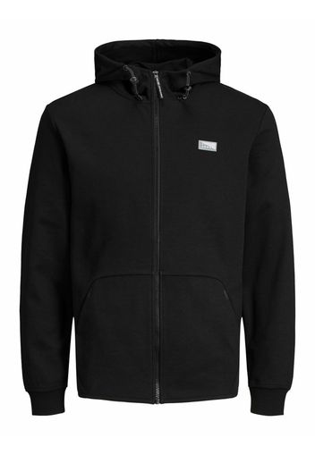 JACK & JONES Giacca di felpa  nero