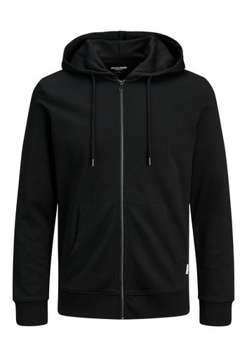 JACK & JONES Giacca di felpa  nero