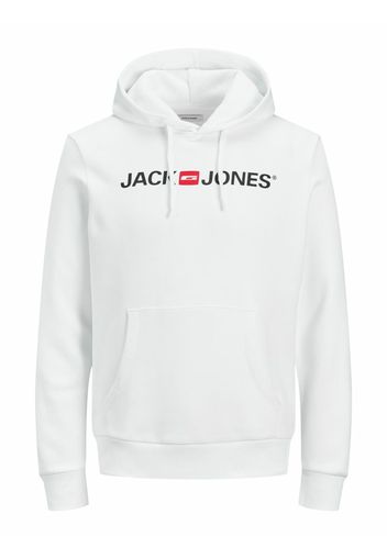 JACK & JONES Felpa  bianco / nero / rosso