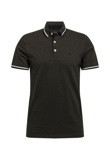 JACK & JONES Maglietta 'PAULOS'  abete / bianco