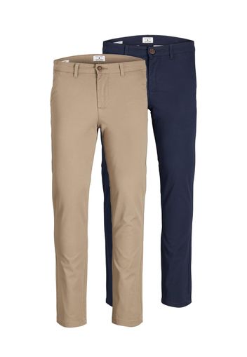 JACK & JONES Pantaloni chino 'Marco'  beige / navy