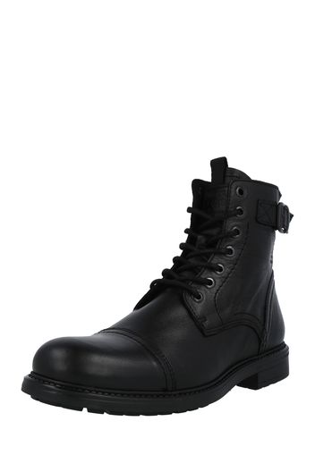 JACK & JONES Boots stringati  nero