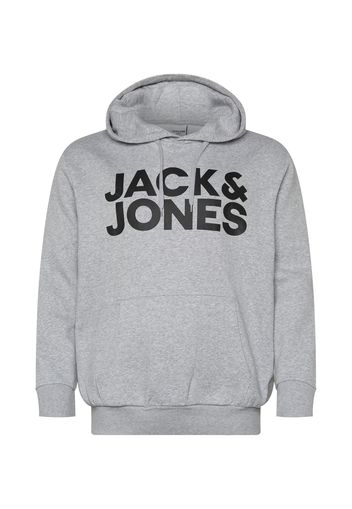 JACK & JONES Felpa  nero / grigio chiaro