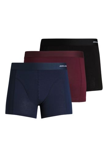 JACK & JONES Boxer  bordeaux / nero / navy