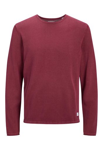 JACK & JONES Pullover 'LEO'  lampone