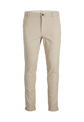 JACK & JONES Pantaloni chino 'Marco'  beige scuro / cipria / nero