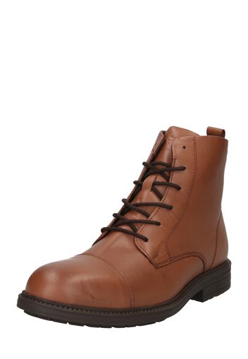 JACK & JONES Boots stringati 'NICK'  cognac