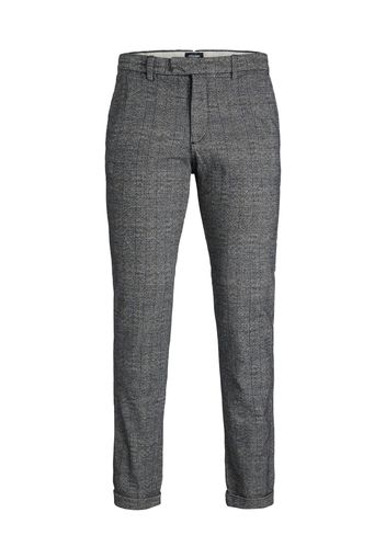 JACK & JONES Pantaloni chino 'OLLIE HUGO'  blu / marrone / grigio sfumato / nero