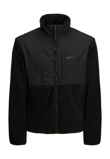 JACK & JONES Giacca di pile 'BLAKE'  nero