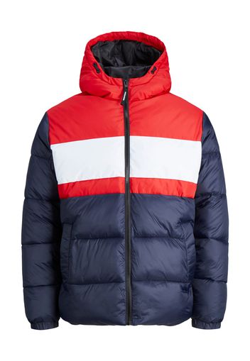 JACK & JONES Giacca invernale  navy / rosso / bianco