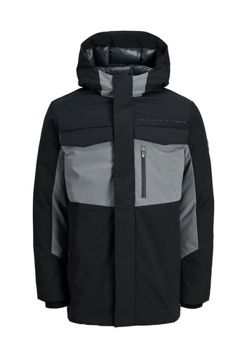 JACK & JONES Parka di mezza stagione 'FRIDAY'  grigio / nero