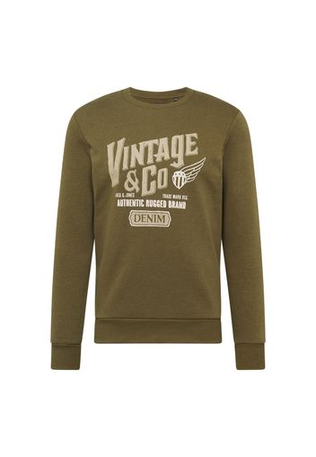 JACK & JONES Felpa  stucco / cachi / bianco