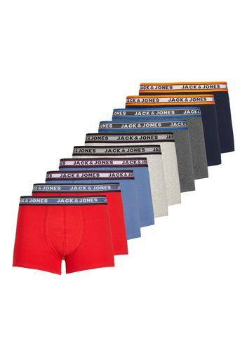 JACK & JONES Boxer 'HAADI'  navy / blu fumo / grigio / grigio sfumato / rosso / bianco