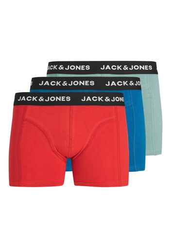 JACK & JONES Boxer 'NICO'  marino / verde chiaro / rosso scuro