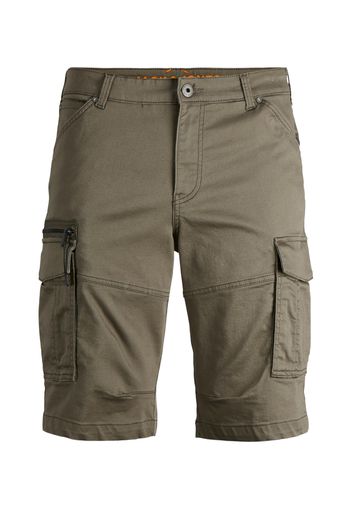 JACK & JONES Pantaloni cargo 'Dex'  verde scuro