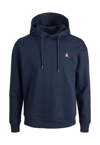 JACK & JONES Felpa 'Star'  navy / giallo oro / arancione