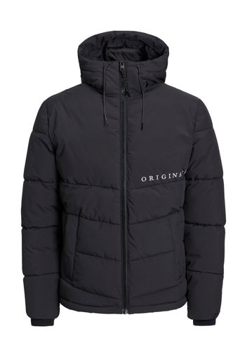 JACK & JONES Giacca invernale 'Copenhagen'  nero / bianco