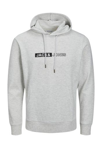 JACK & JONES Felpa 'NEO'  nero / bianco sfumato