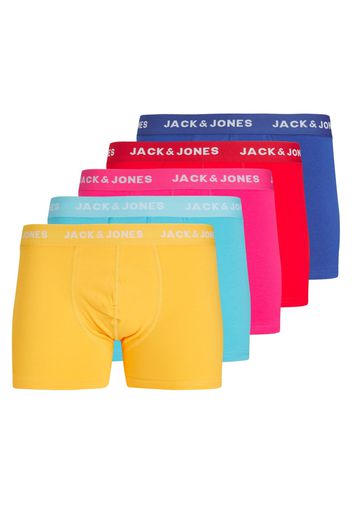 JACK & JONES Boxer  blu / giallo / rosa / rosso