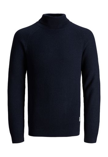 JACK & JONES Pullover 'JJPANNEL'  navy