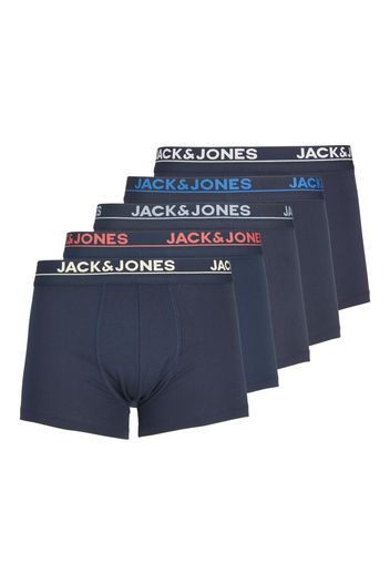 JACK & JONES Boxer 'Davis'  navy / blu cielo / granatina / bianco