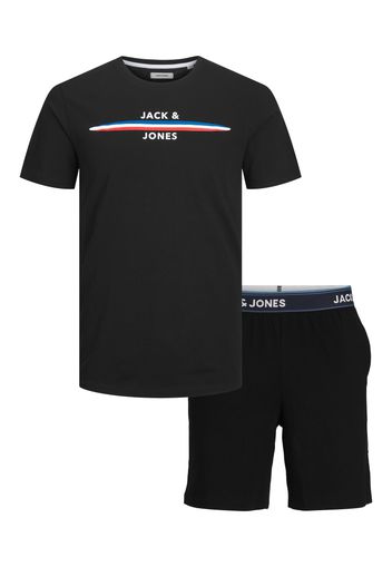 JACK & JONES Pigiama corto 'KYLE'  blu / rosso / nero / bianco