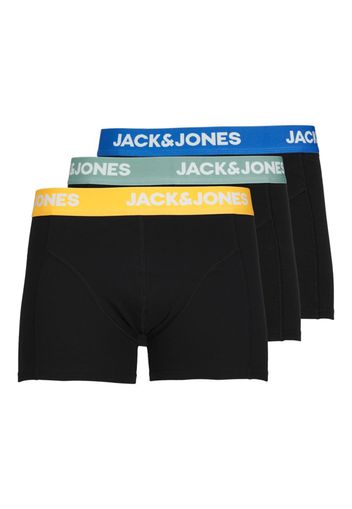 JACK & JONES Boxer  blu / giallo / menta / nero / bianco