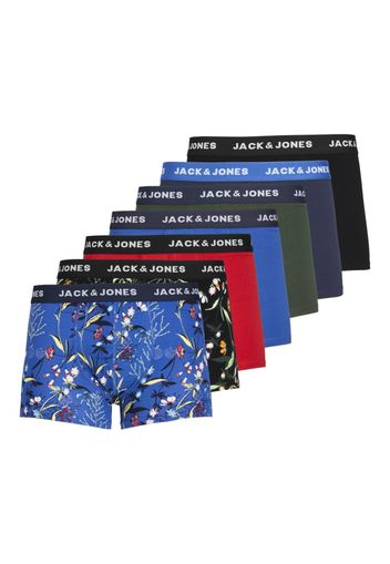 JACK & JONES Boxer  blu reale / abete / rosso / bianco