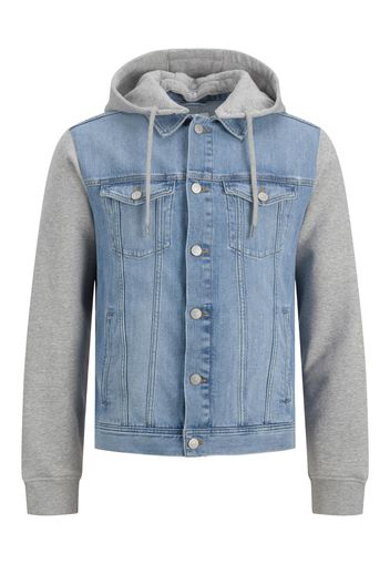 JACK & JONES Giacca di mezza stagione  blu denim / grigio sfumato