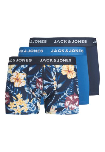 JACK & JONES Boxer 'Fiesta'  navy / blu reale / verde scuro / offwhite